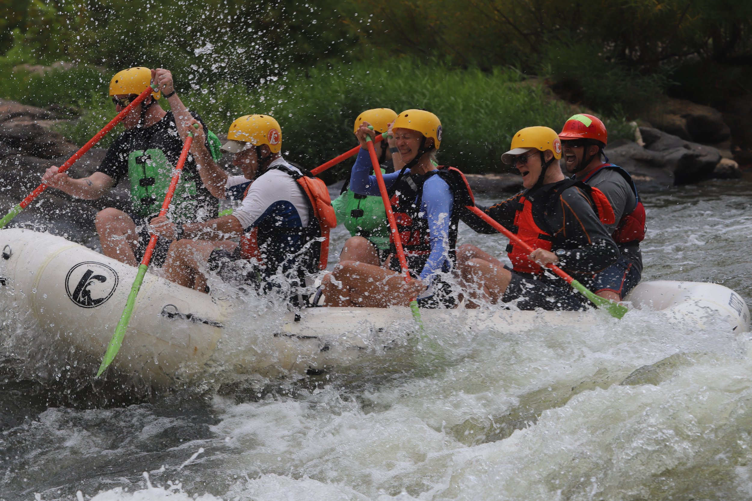 Whitewater rafting trip